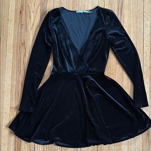 Kimchi Blue Velvet Mini Dress | Small